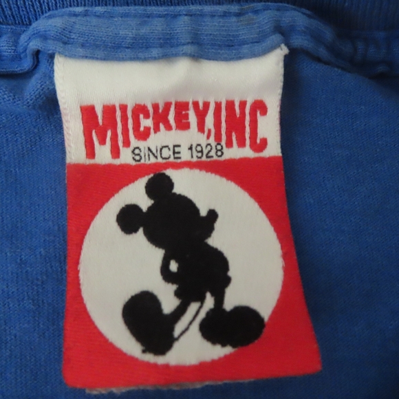Vintage Mickey Inc Walt Disney World T-Shirt Size XL blue, Made In U.S.A. - Picture 5 of 7